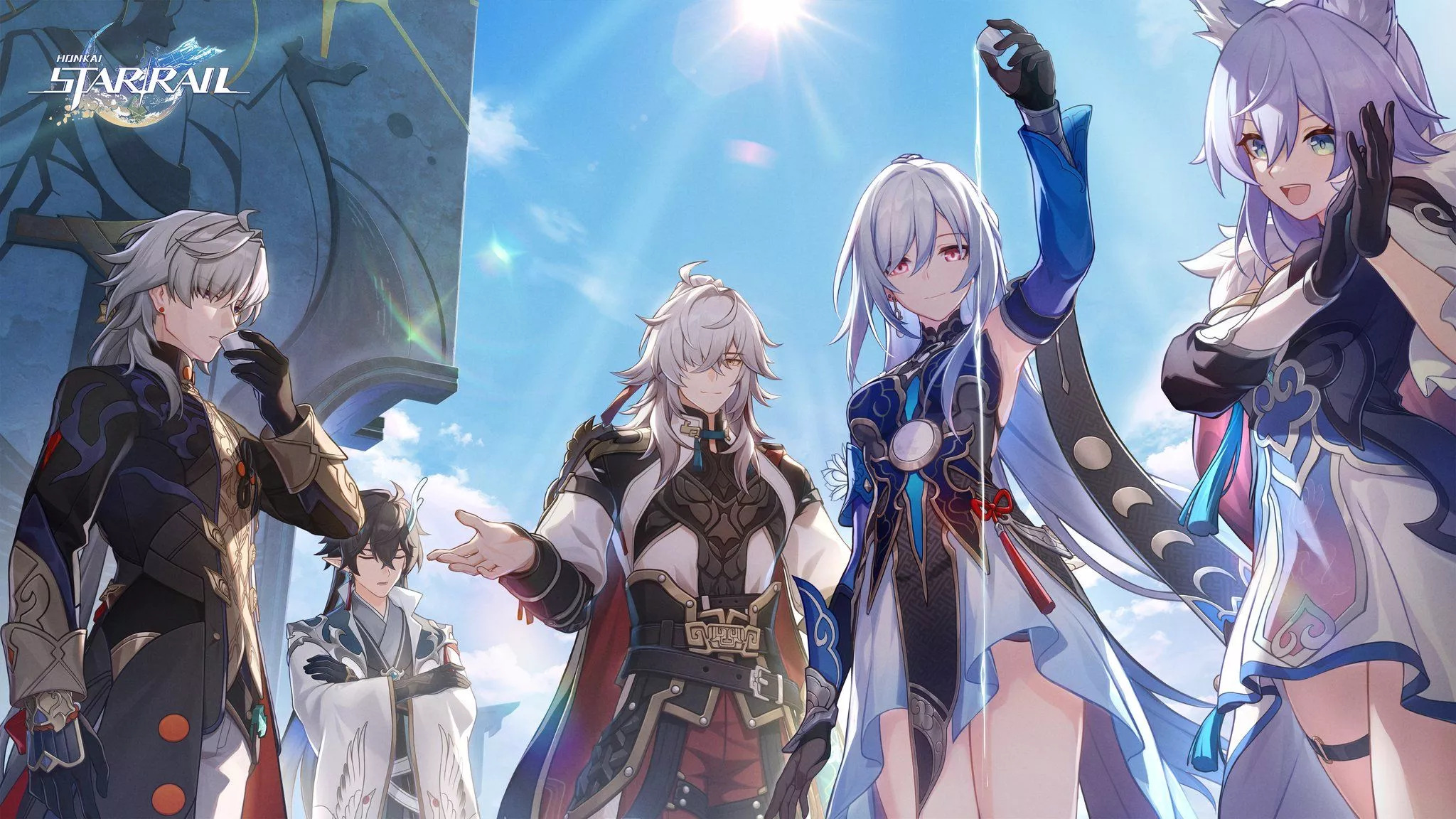 High Cloud Quintet Themed PC Wallpaper