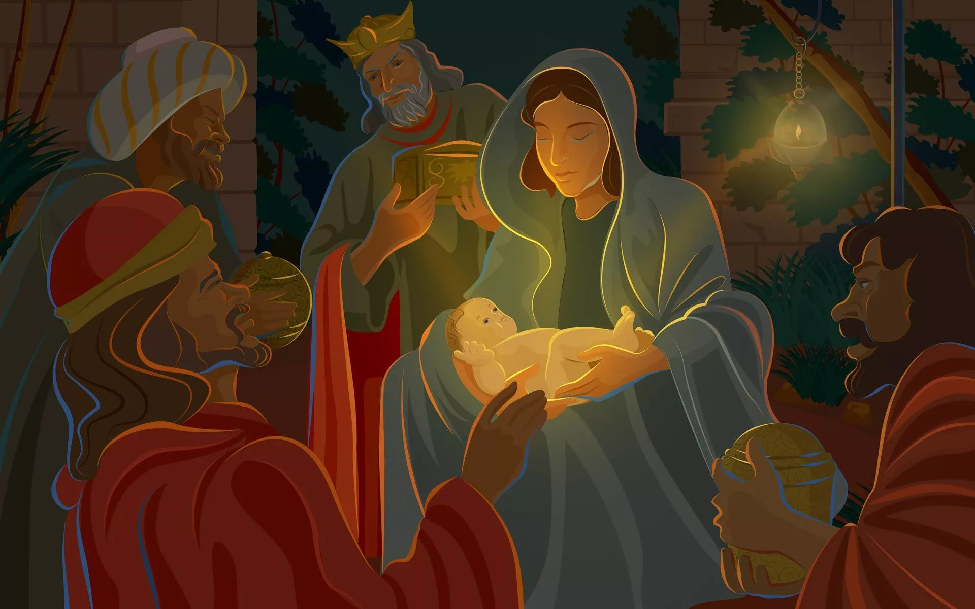 Nativity of Christ HD Wallpaper