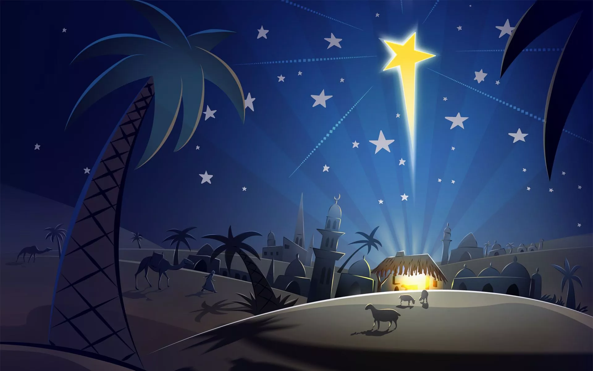 Christian Nativity HD Wallpaper