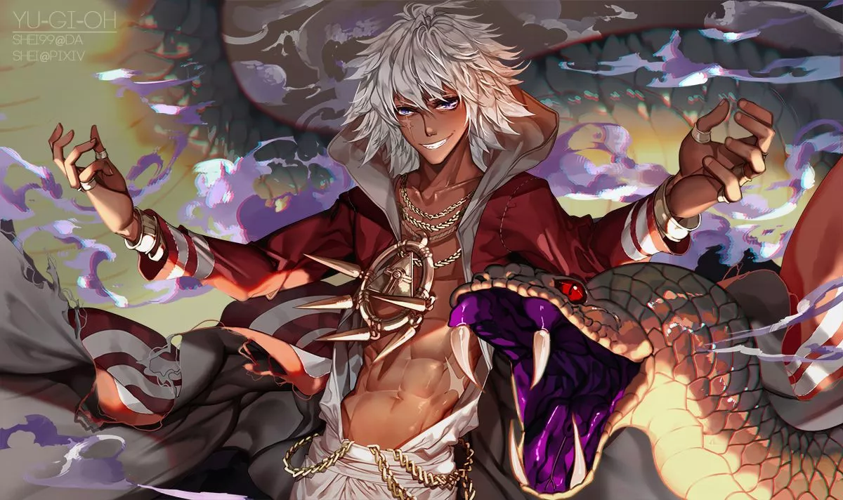 all male animal bakura ryo dark skin