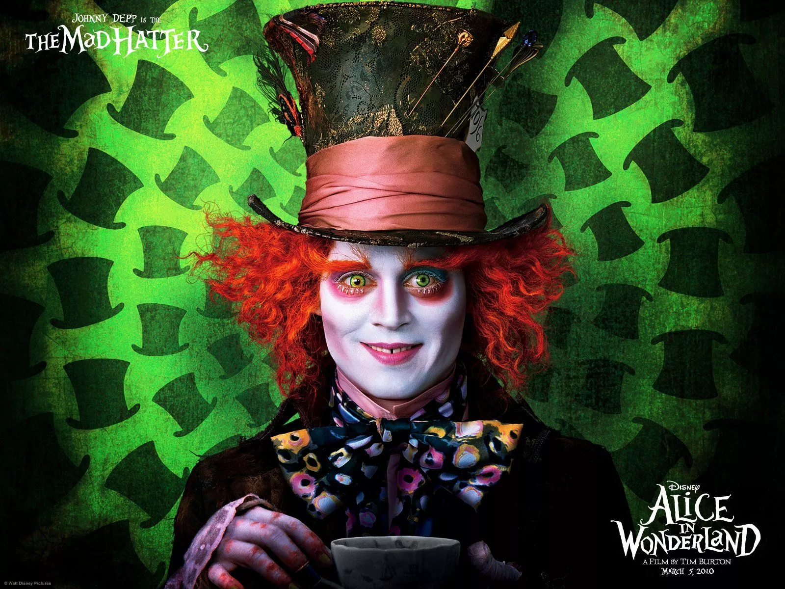 Mad Hatter HD Wallpaper Depp