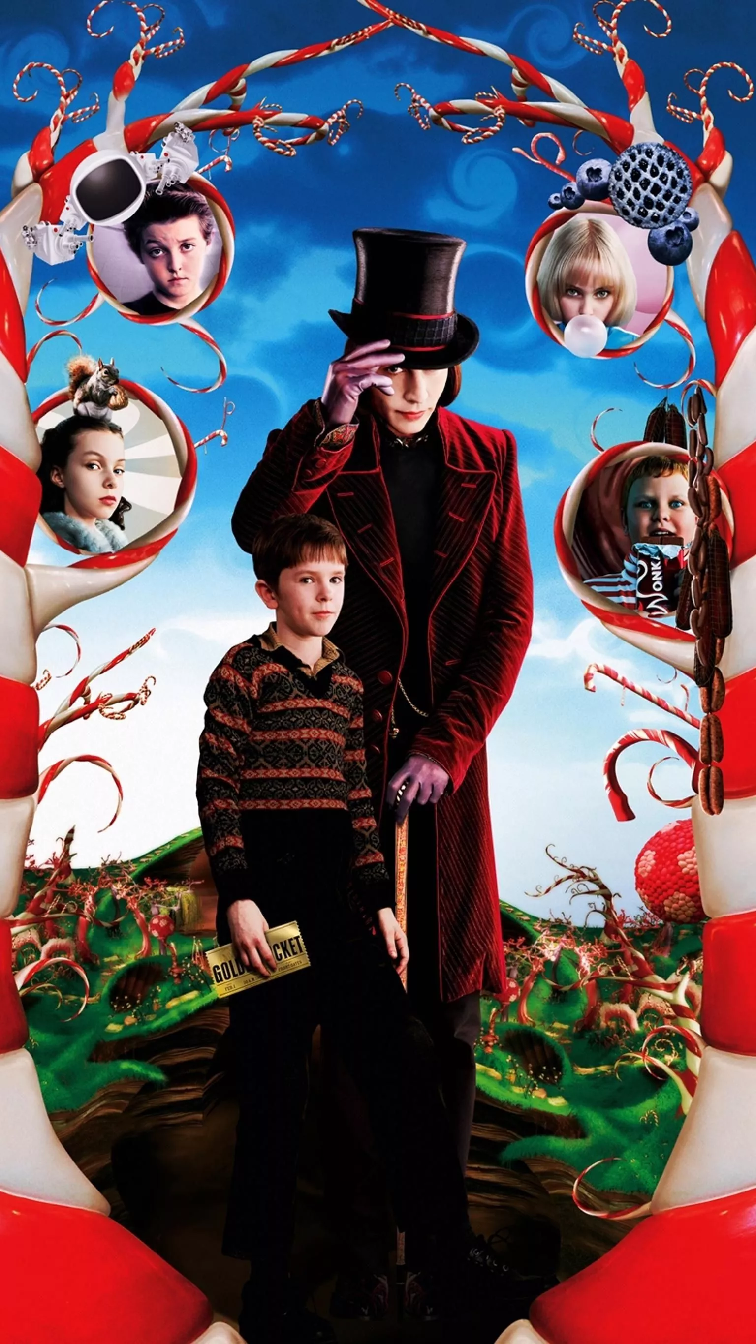 Johnny Depp (Willy Wonka) Wallpaper