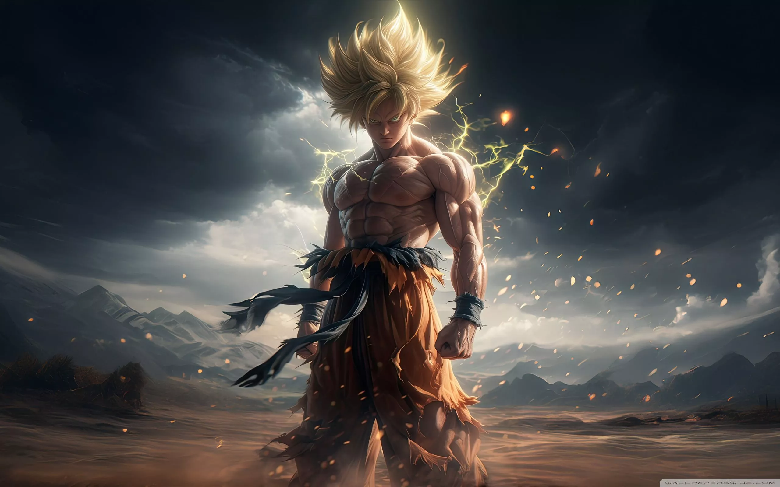 Goku's Super Saiyan Ultra HD Wallpaper