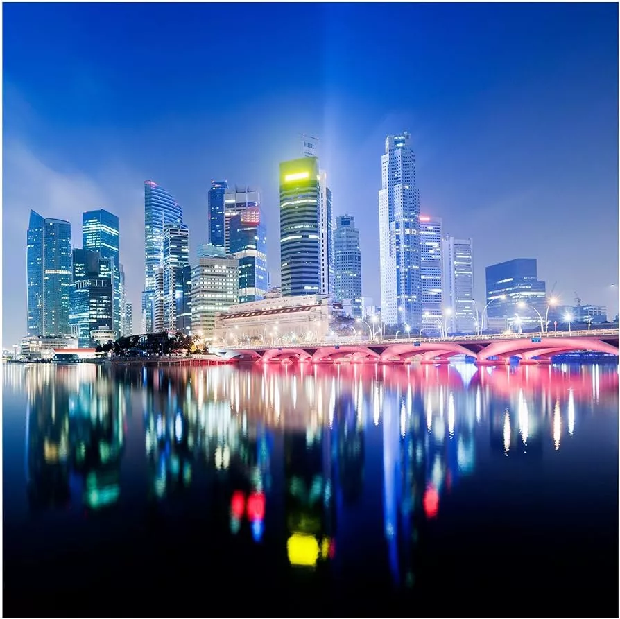 Non Woven Wallpaper Colourful Singapore