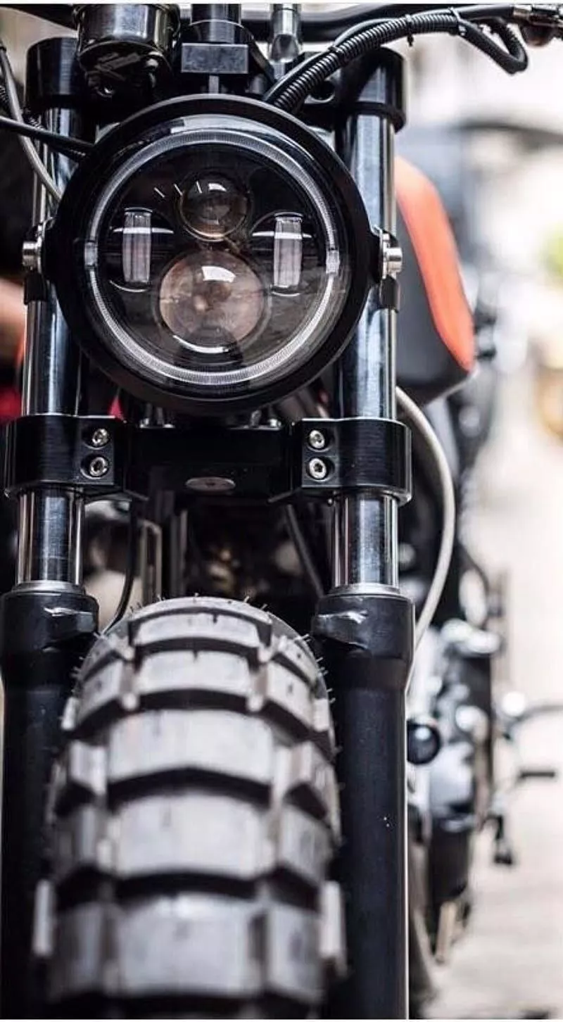 Bike, bobber, custom, HD phone