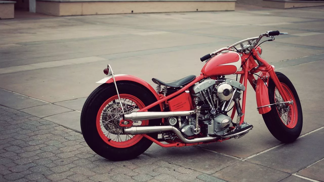 Wallpaper bobber, vintage, motorcycle