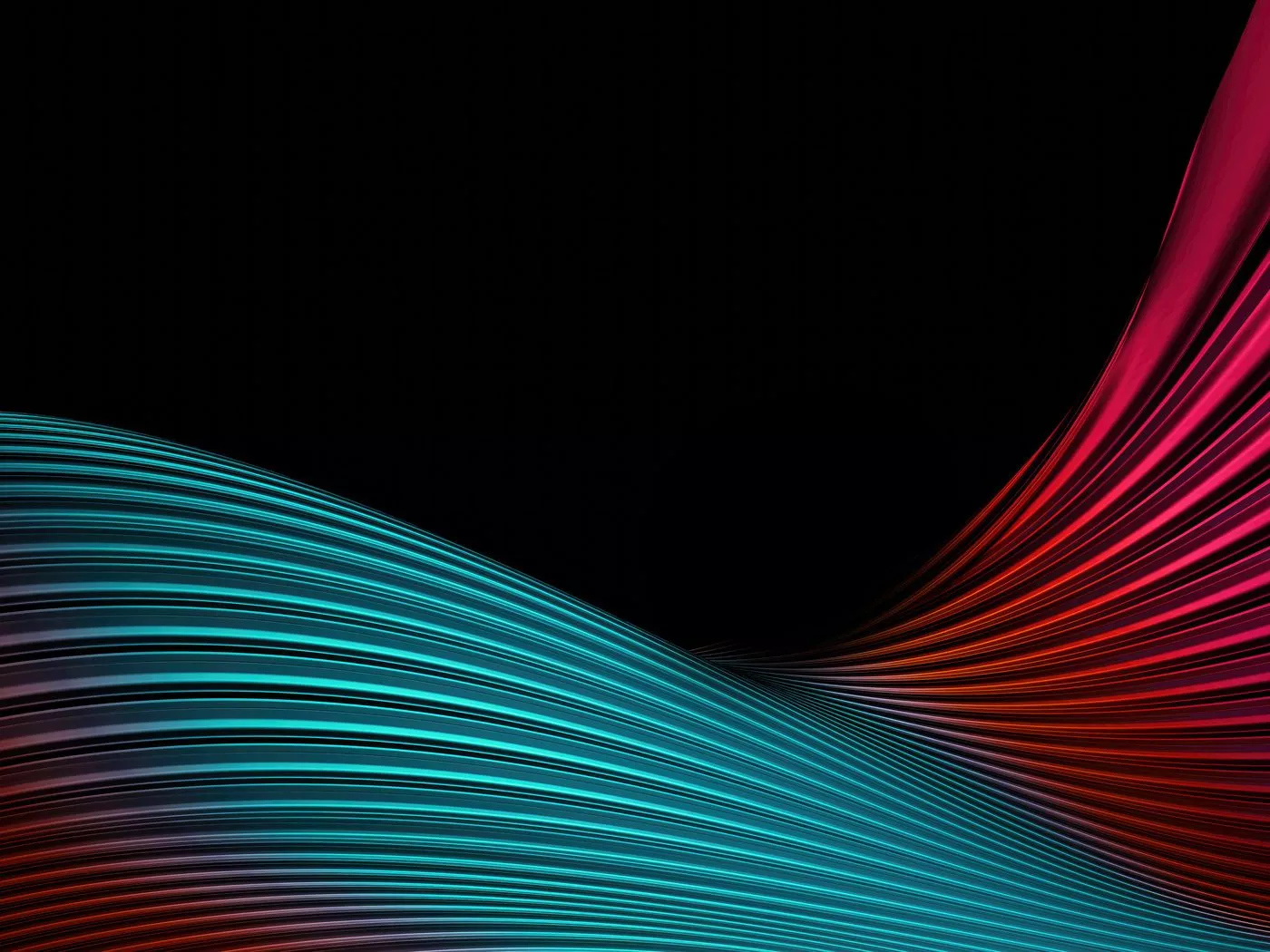 Colorful 3D Lines Abstract
