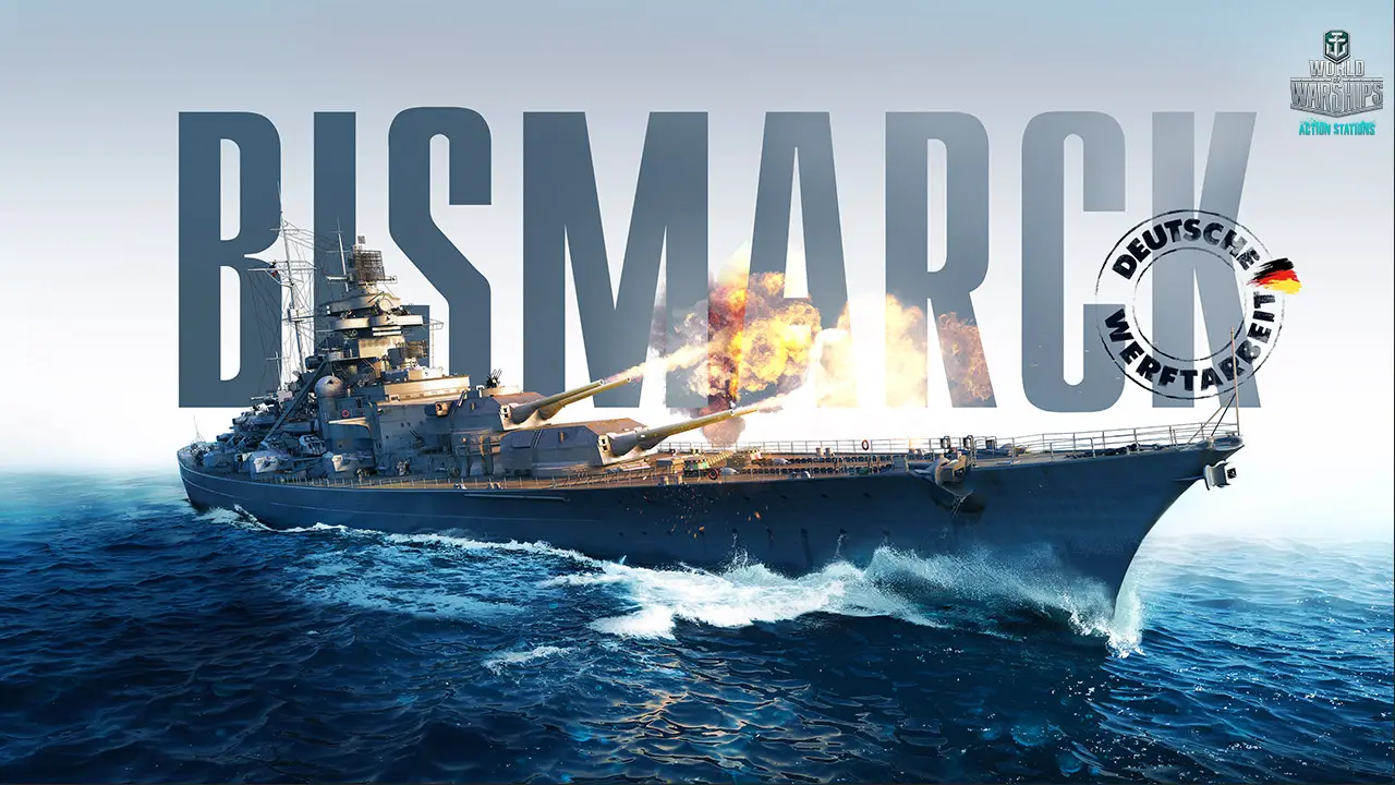 World of Warships Bismarck Wallpaper