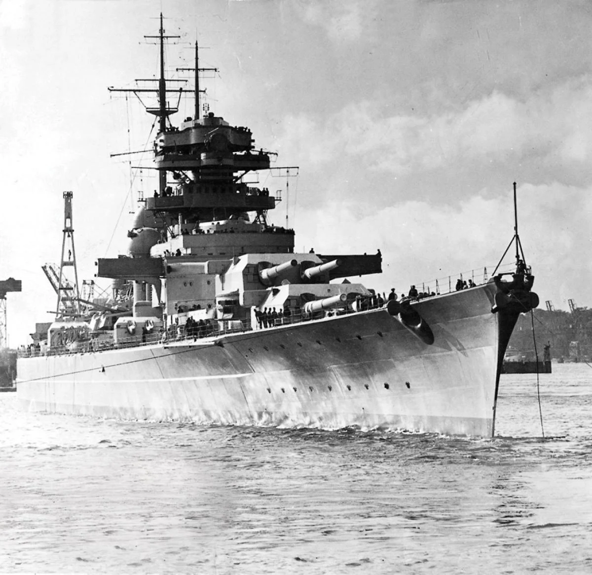 The Not So Mighty Bismarck. Naval