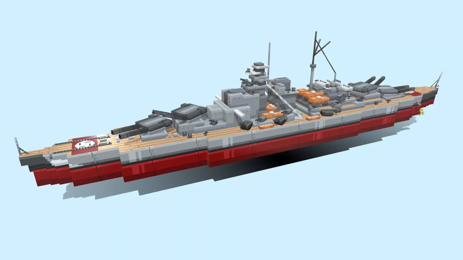 KMS Bismarck model