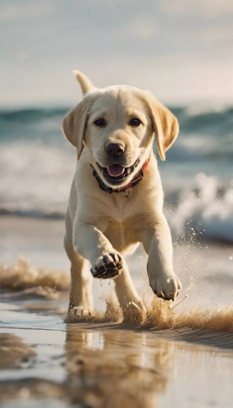 yellow Labrador Retriever puppy