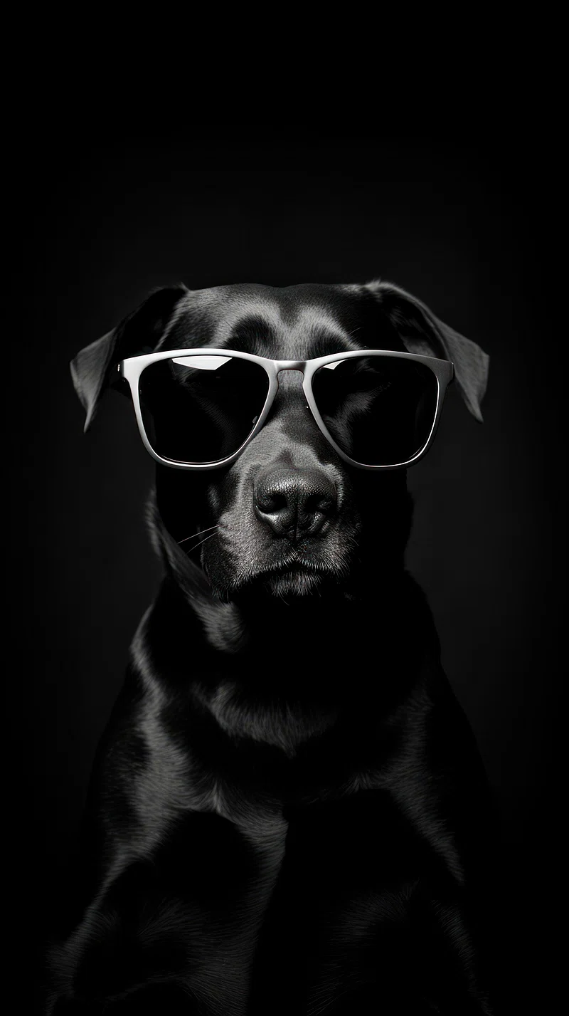iPhone Wallpaper Black Labrador Dog