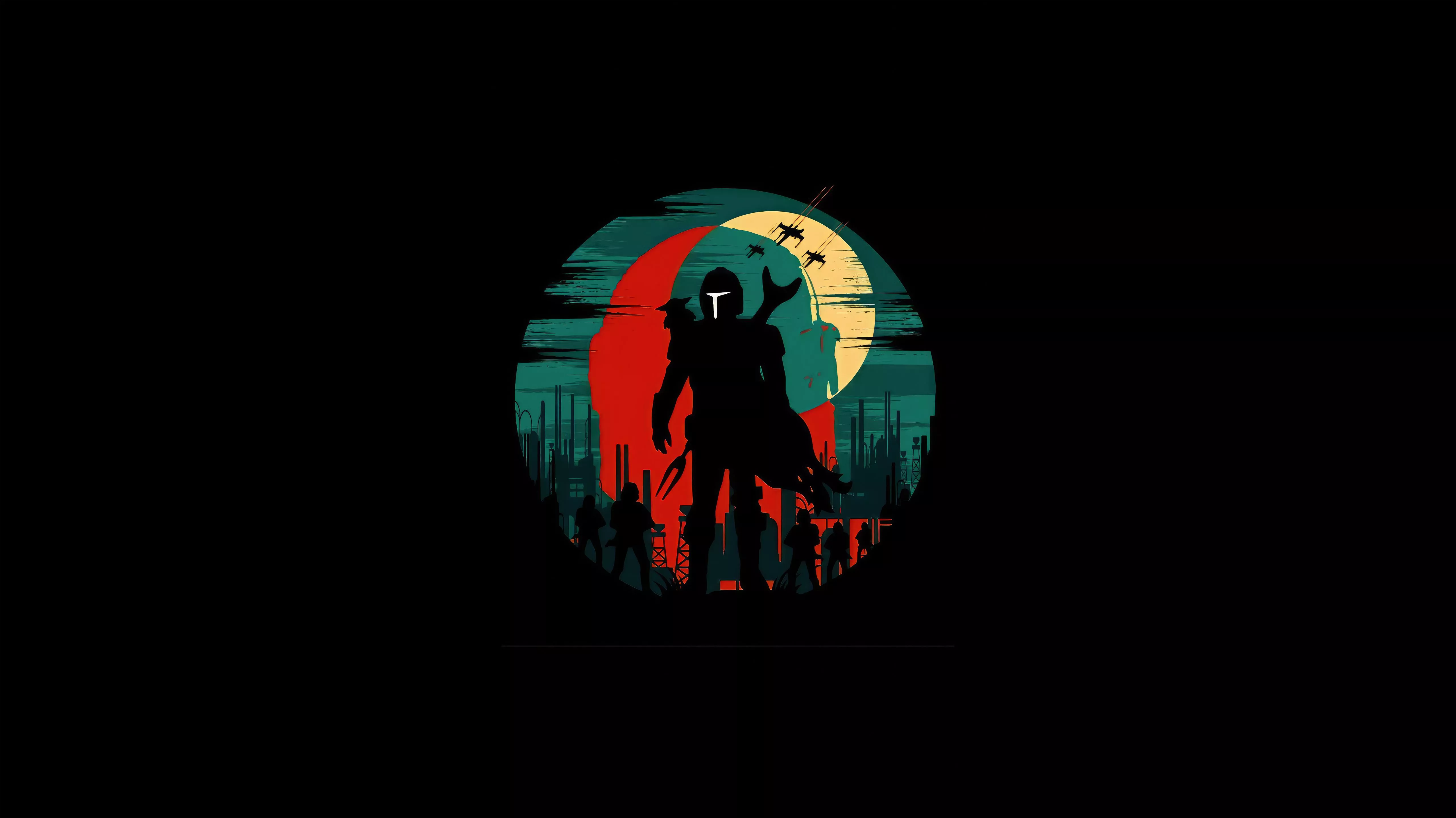 Mandalorian Star Wars 5K oled Wallpaper