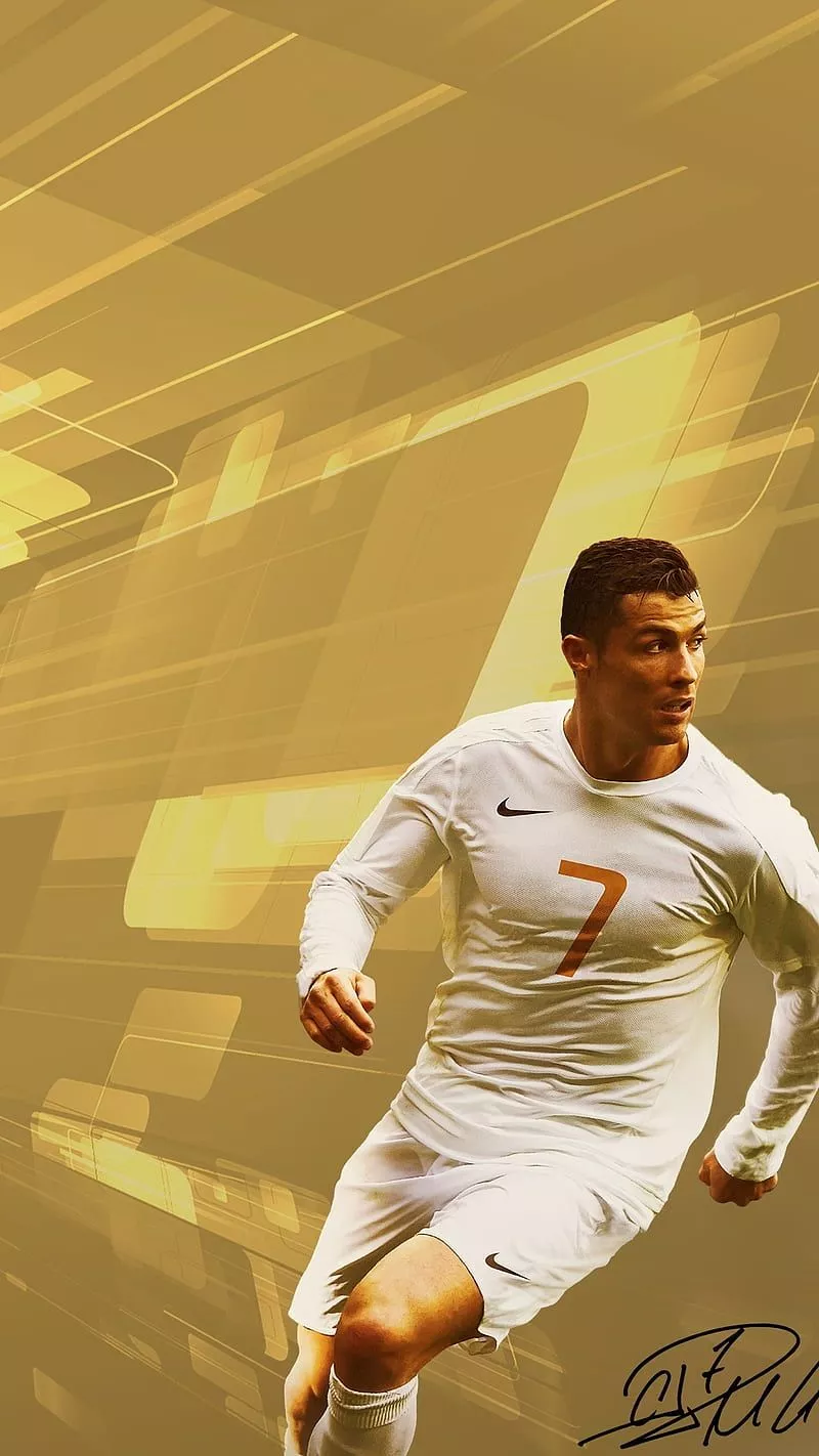 Cristiano Ronaldo, gold, nubia z11 max