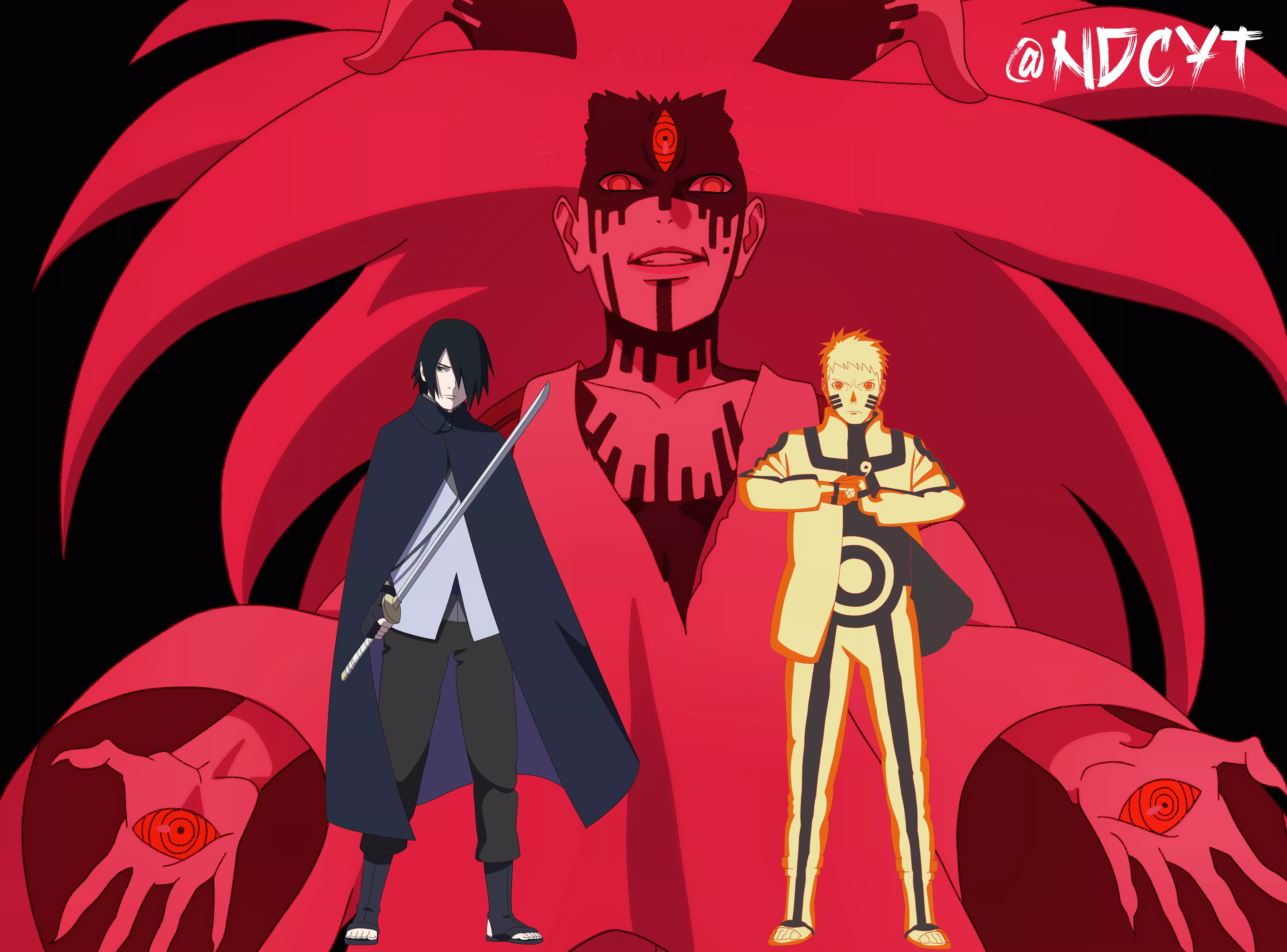 Naruto Uzumaki Boruto 8k Wallpaper