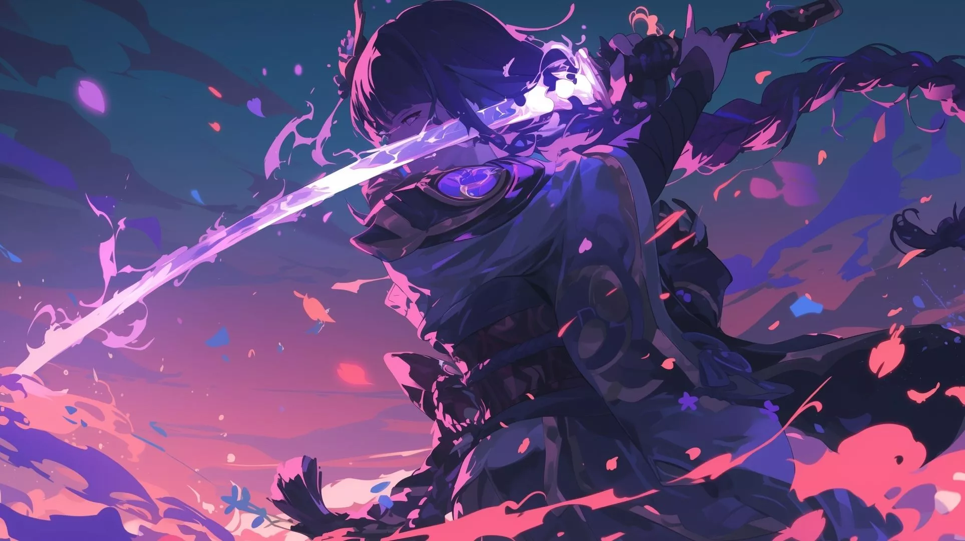 Cool HD Baal Raiden Shogun Art Genshin