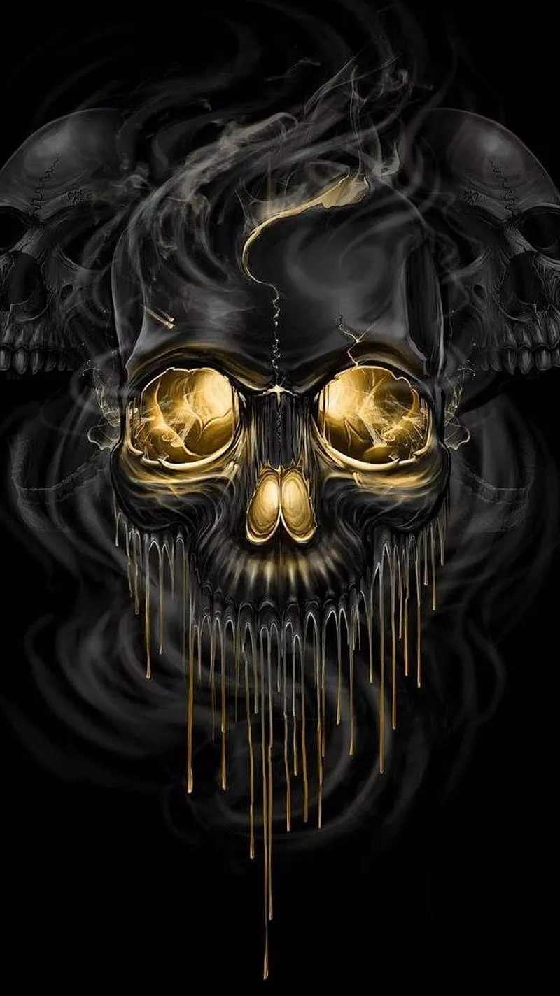 HD skull wallpaper