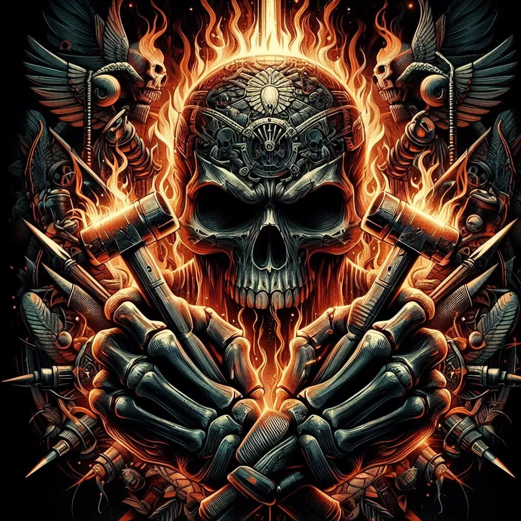 Skull Wallpaper HD 4k 8k Free Download 2024
