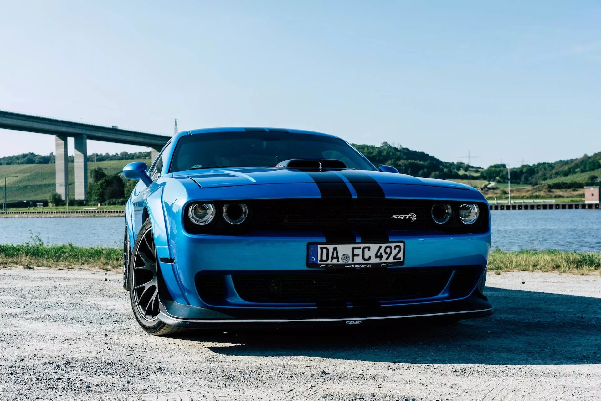 Blue Dodge Challenger Wallpaper