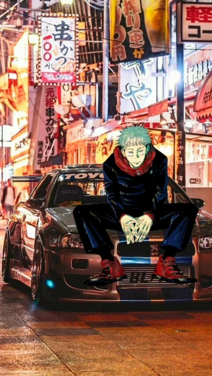 Itadori Yuji× JDM wallpaper. Jdm