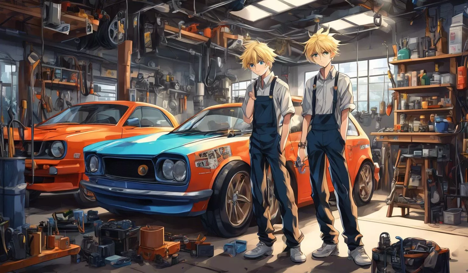 Dream Job Start in a Cool Car Workshop