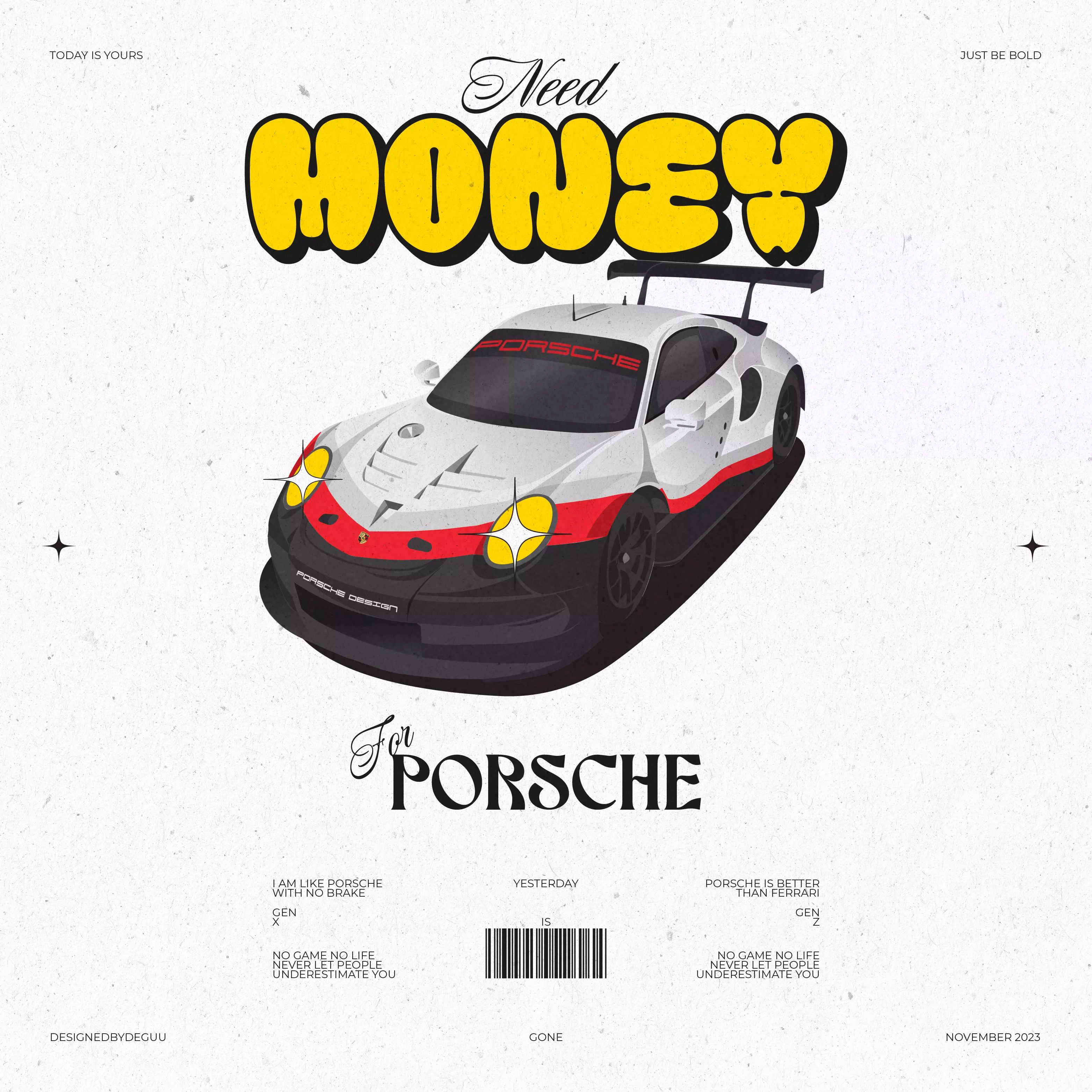 Need Money for Porsche #Y