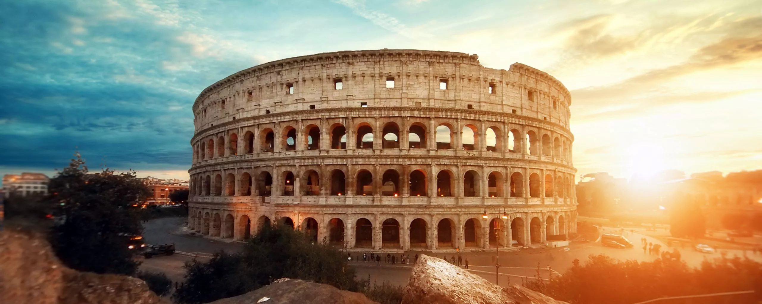 Download wallpaper 2560x1024 colosseum