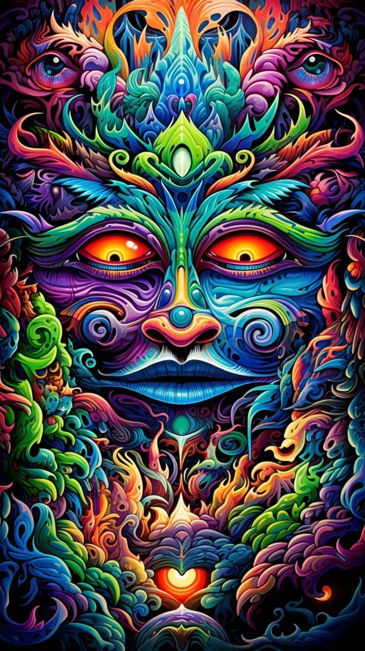 Psychedelic 2025 art wallpaper