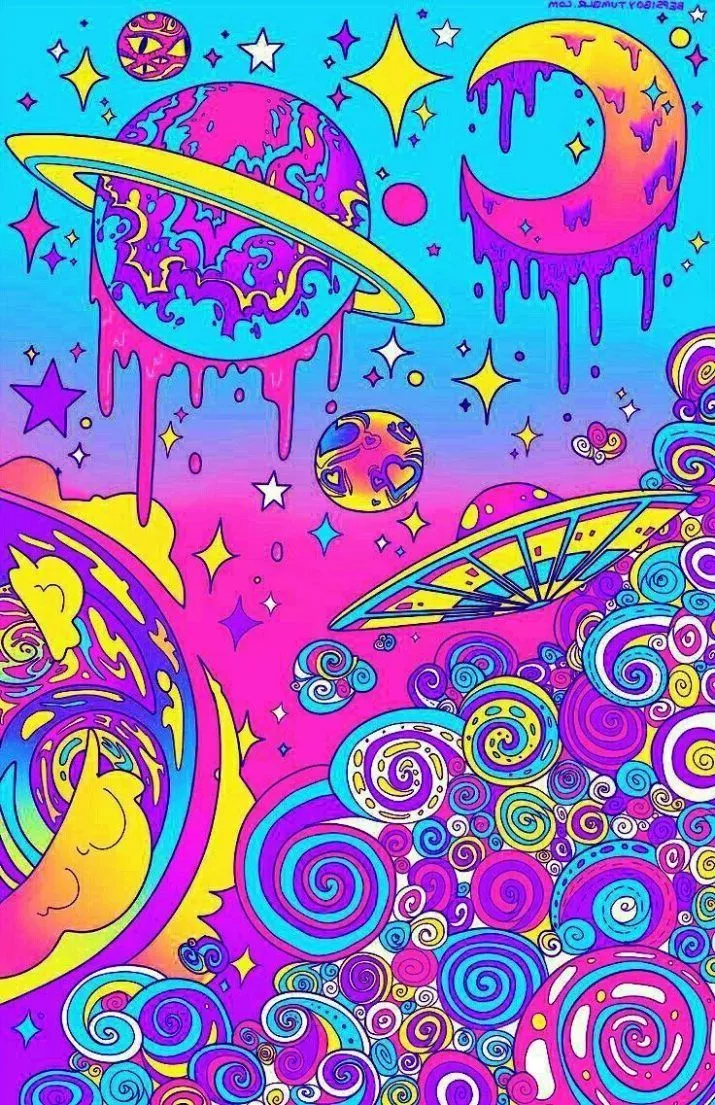 aesthetic trippy wallpaper