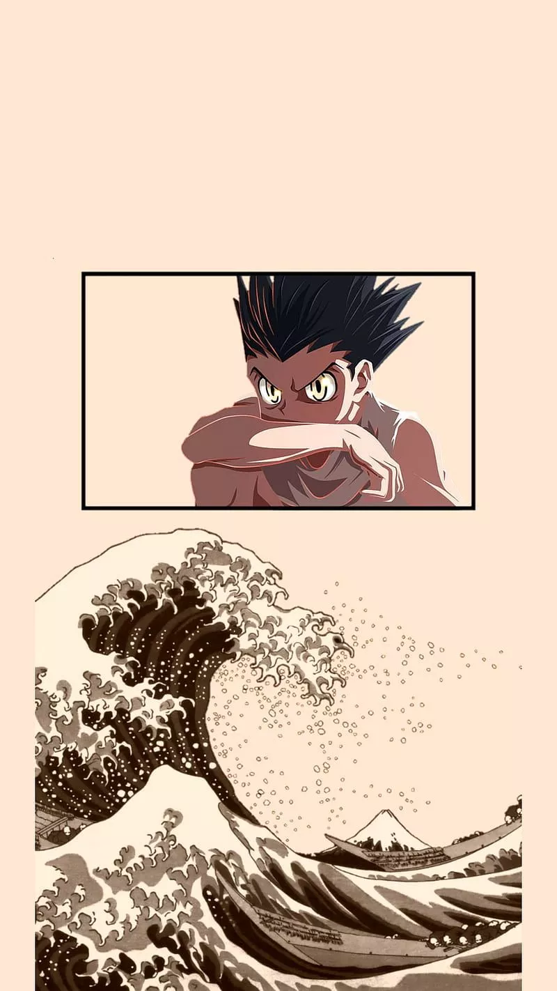 HunterxHunter Gon, anime, black, gon