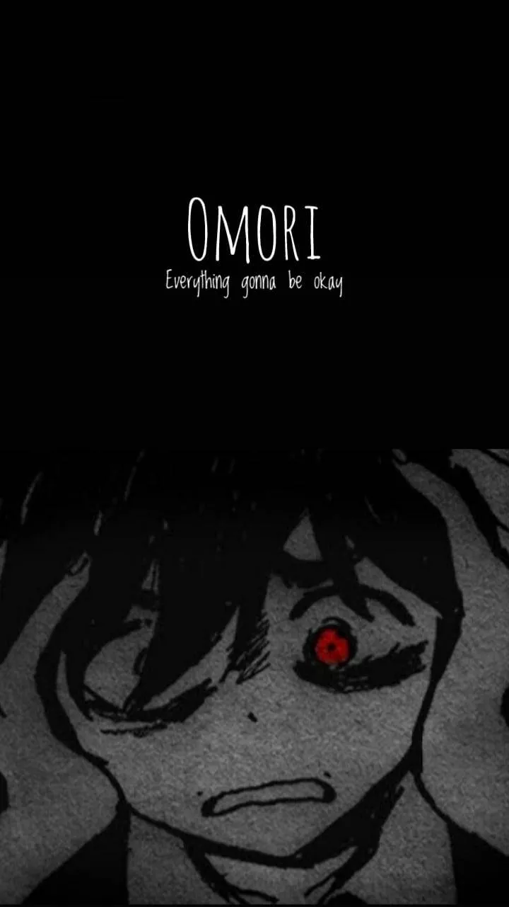 Download Omori Scared Red Eye Wallpaper