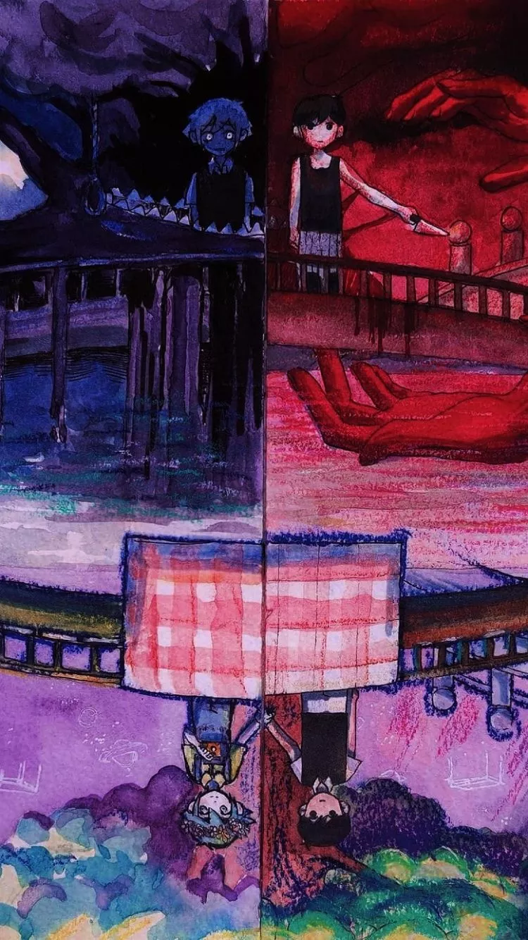 Video Game OMORI Phone Wallpaper