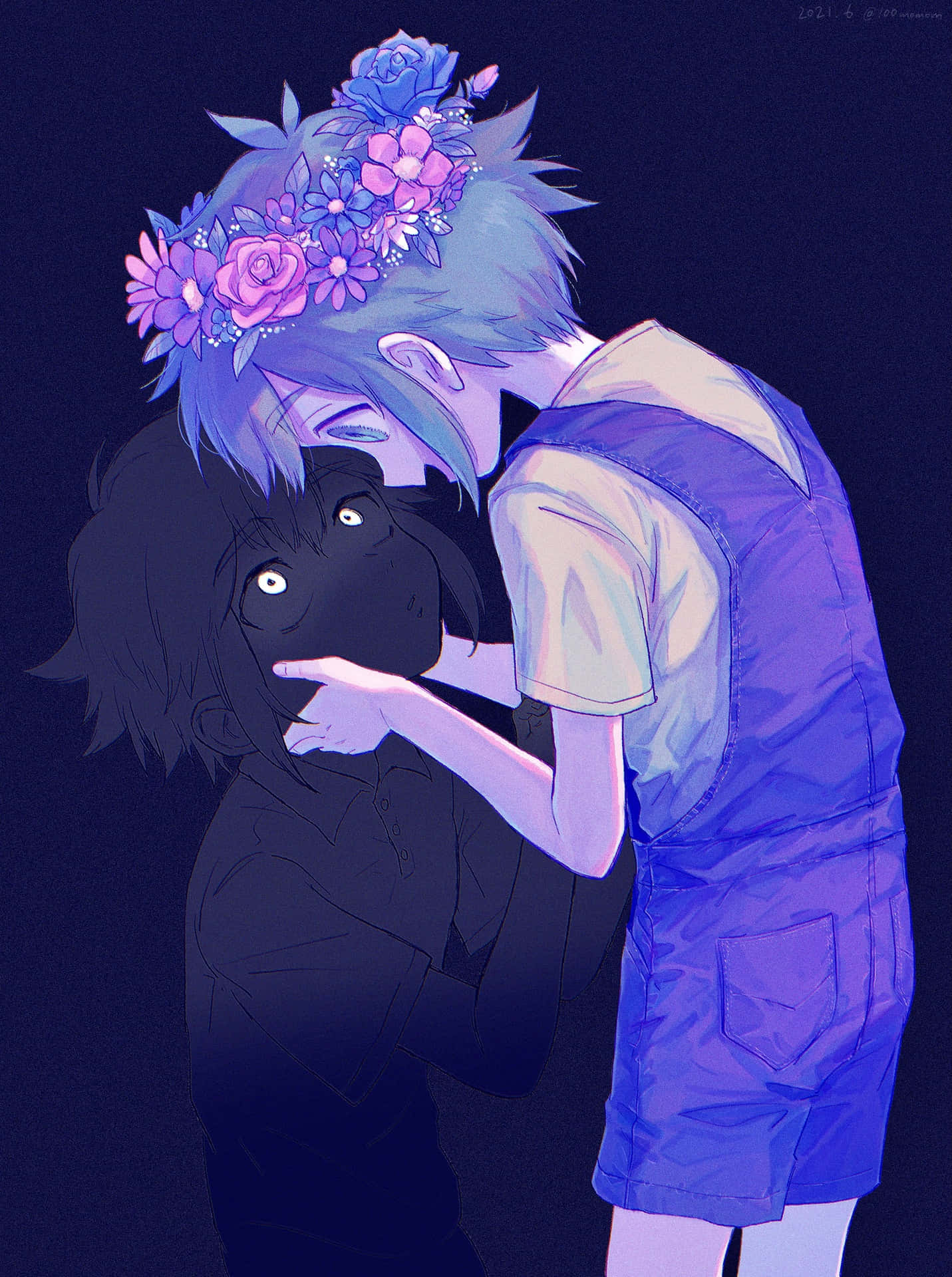 Creepy Basil From Omori Pfp Wallpaper