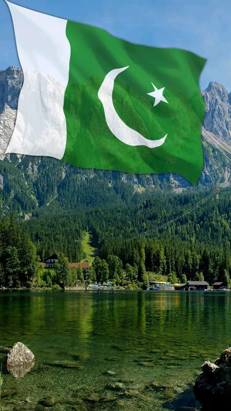 HD pakistan flag natural wallpaper