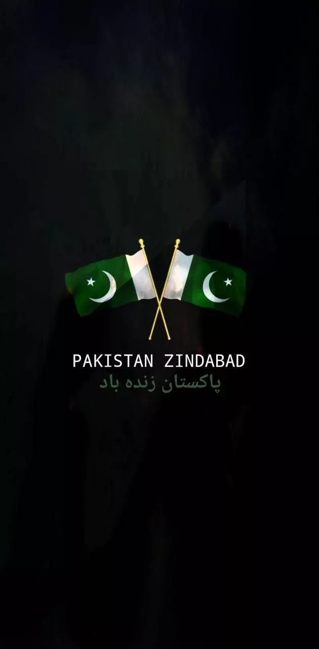 Pakistan Flag Golden Pole Wallpaper