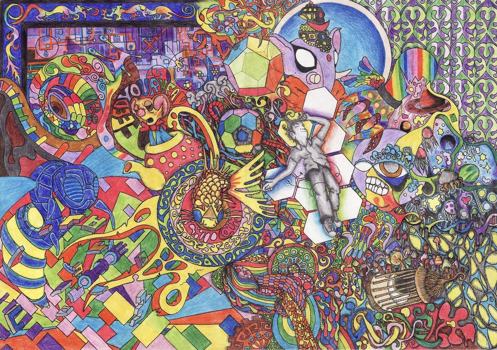 Download Artistic Psychedelic Wallpaper