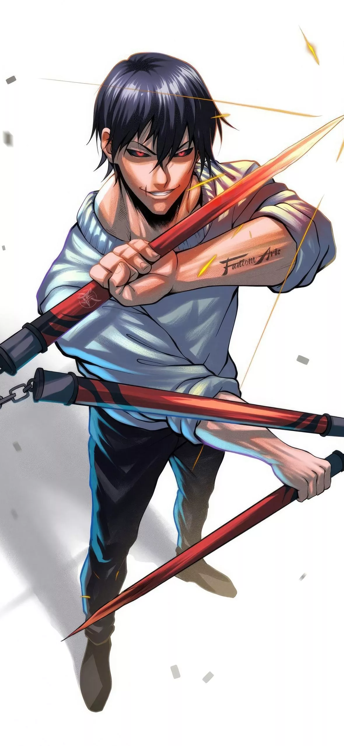 Toji Fushiguro Wallpaper 4K, Fan Art