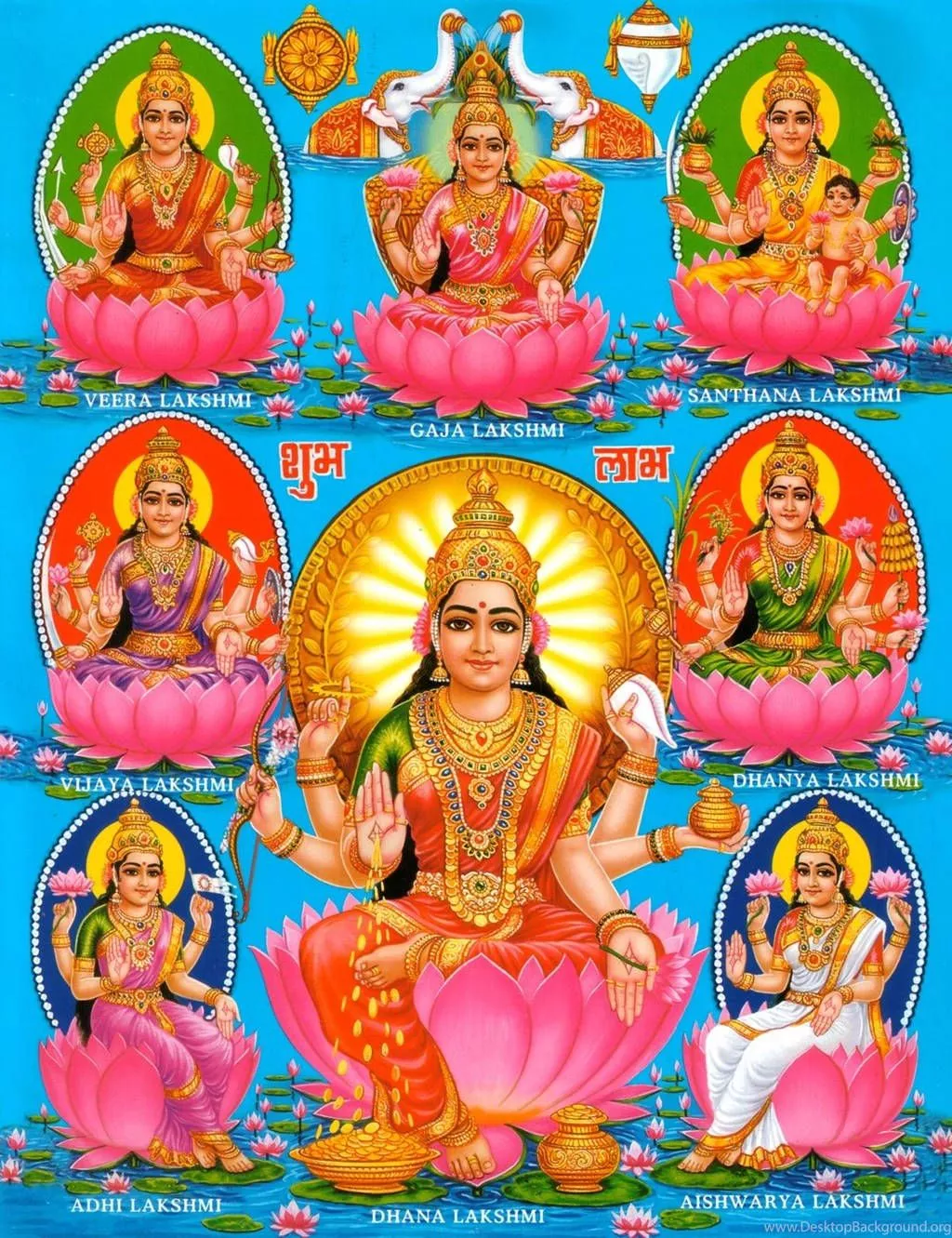 Ashta Lakshmi Wallpaper