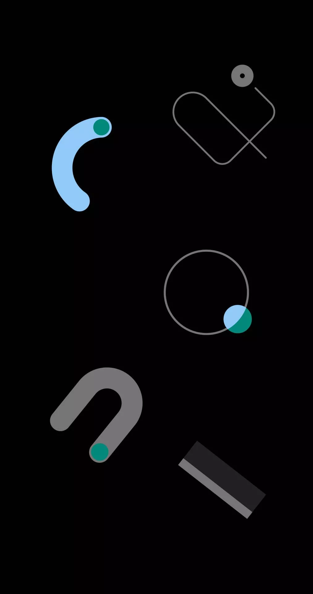 Google Pixel 4k Abstract Lines