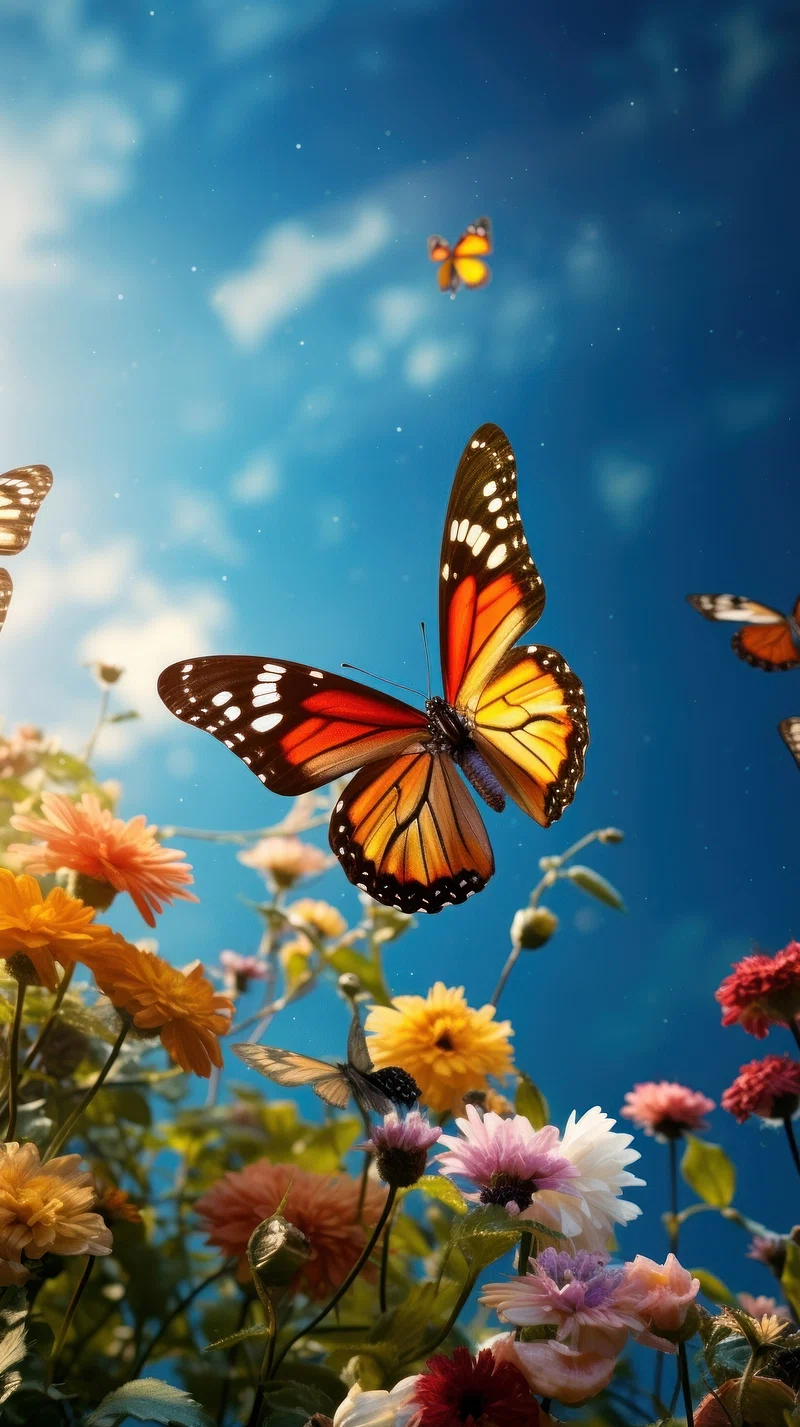 Butterfly iPhone Wallpaper Image
