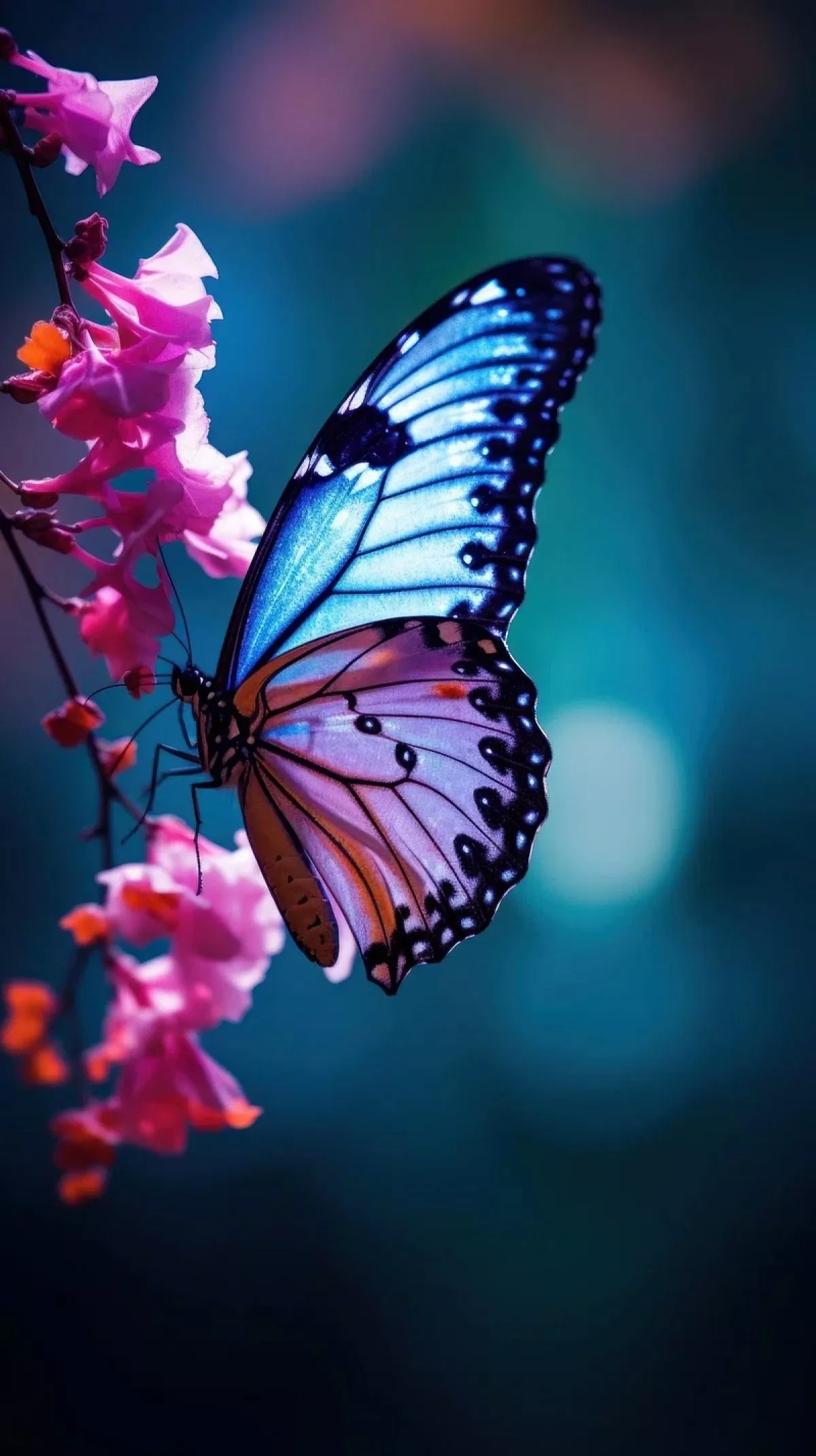 Monarch Butterfly Sitting On Pretty