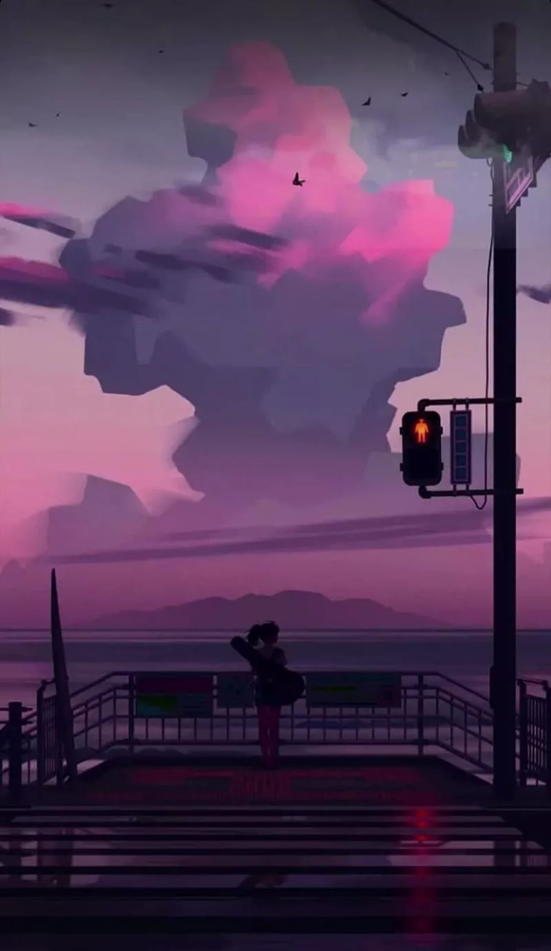 HD lo fi wallpaper