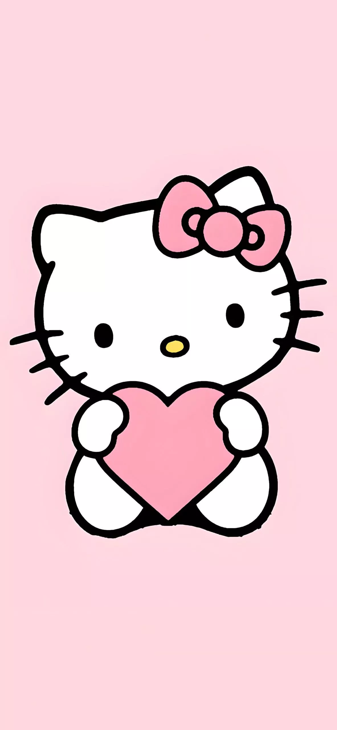 Kawaii Hello Kitty Heart Wallpaper