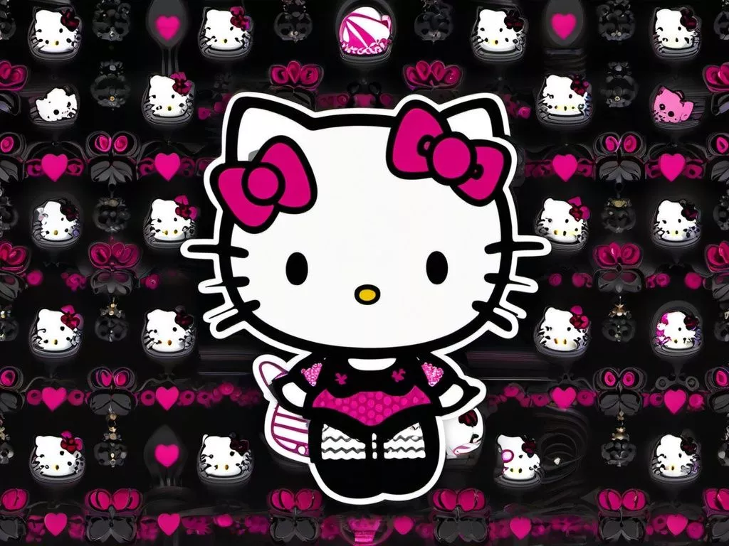 Hello Kitty Dark Wallpaper , Desktop