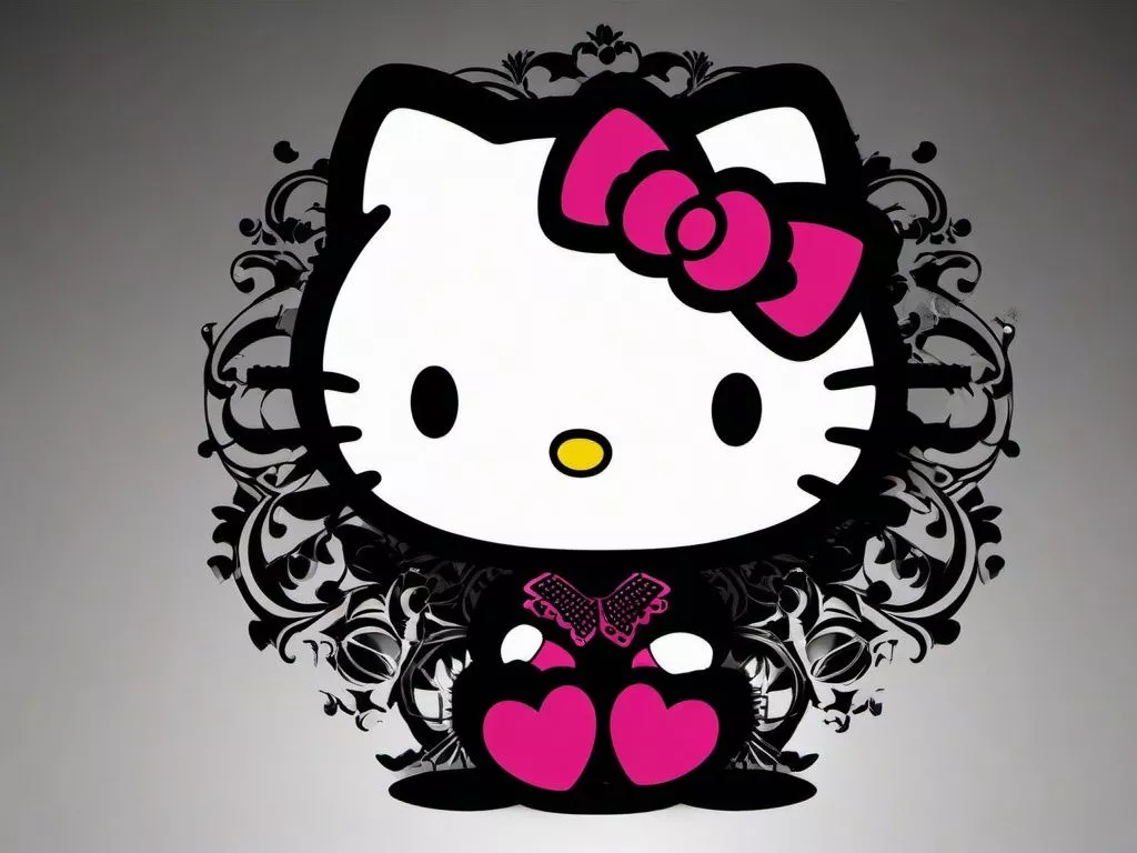 Dark Hello Kitty Wallpaper , Desktop