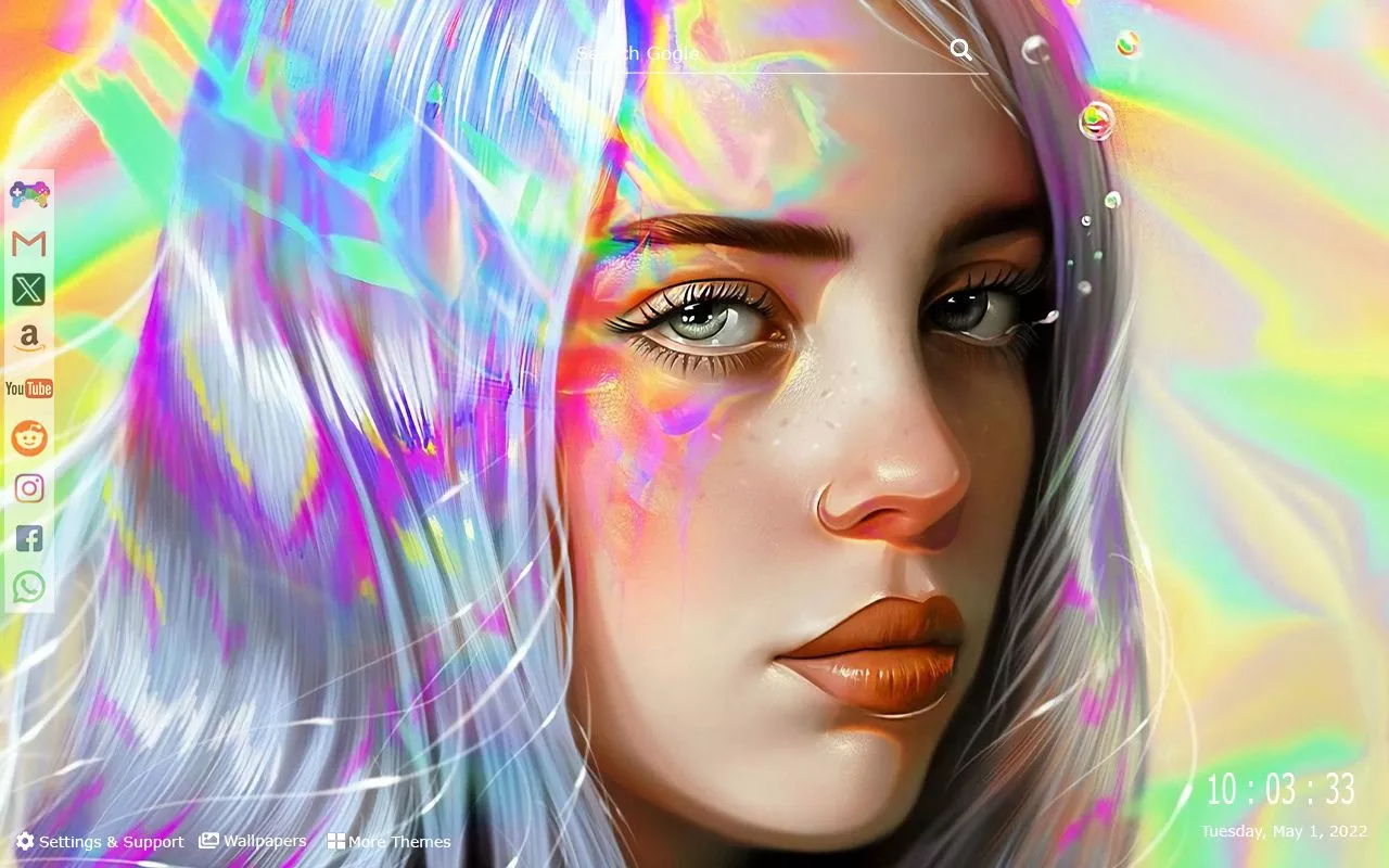 Billie Eilish Wallpaper New Tab