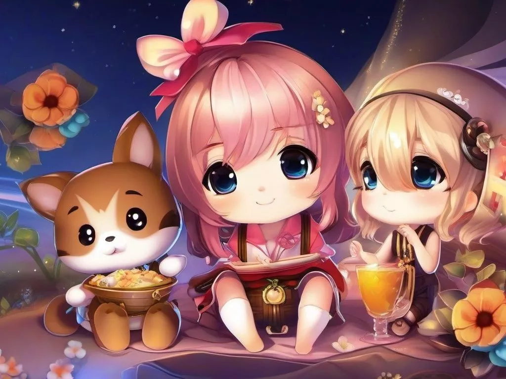 Cute Chibi Wallpaper Style