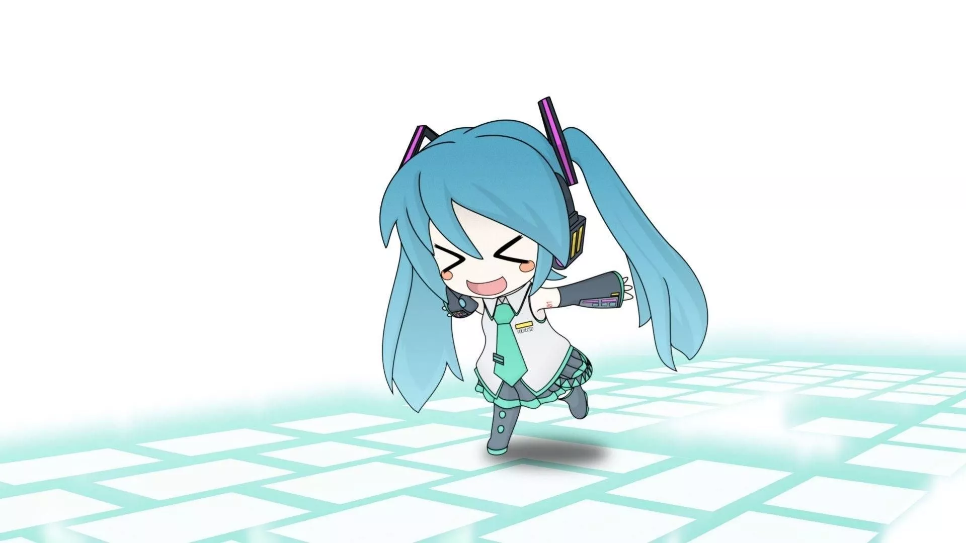 Kawaii Cute Girly Chibi Hatsune Miku