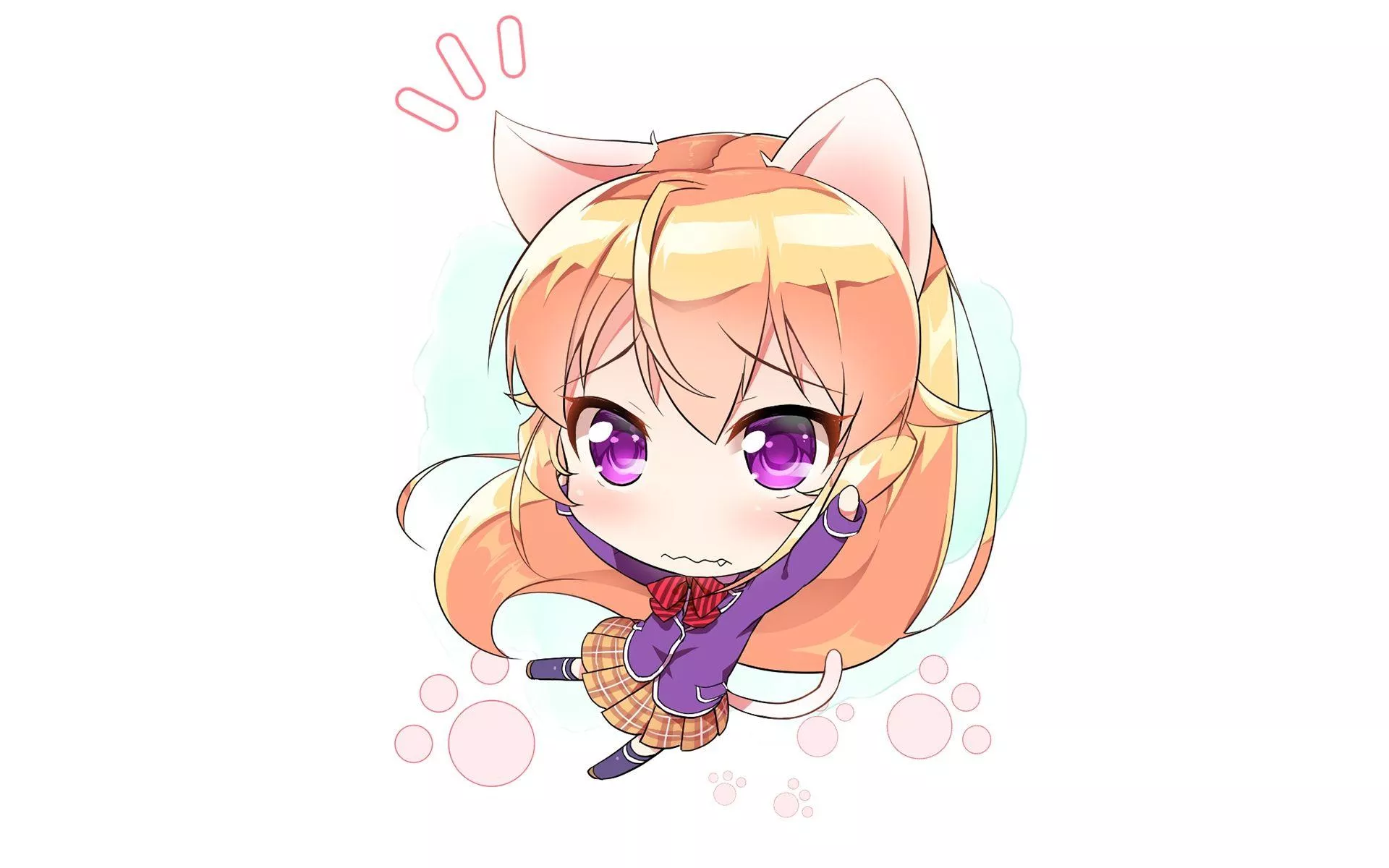 Chibi Anime Food Wallpaper