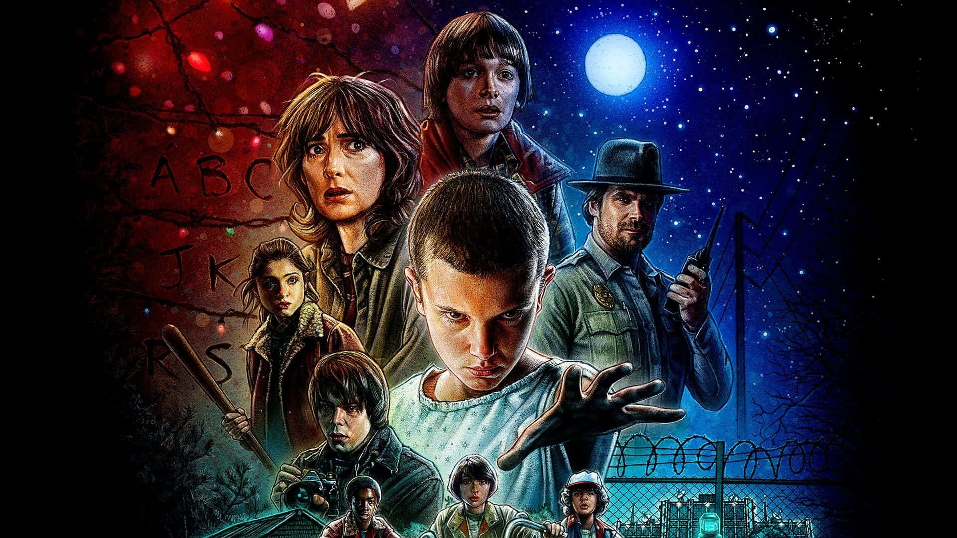 Stranger hotsell things background
